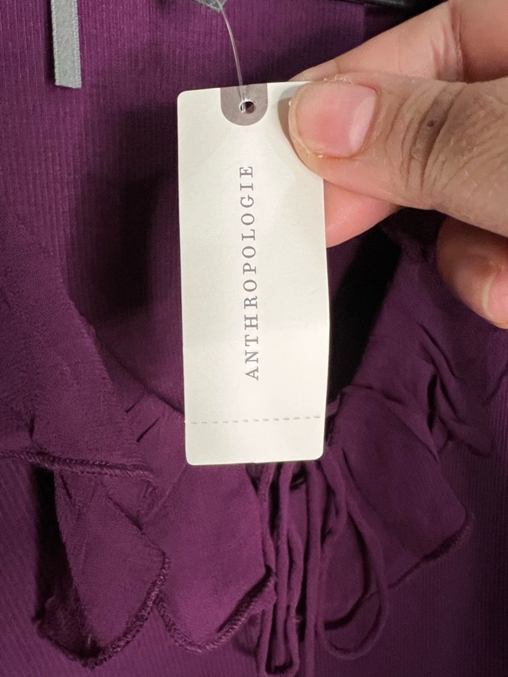 Anthropologie NWT long Sleeve Ruffle Romantic Sweater - Picture 5 of 7